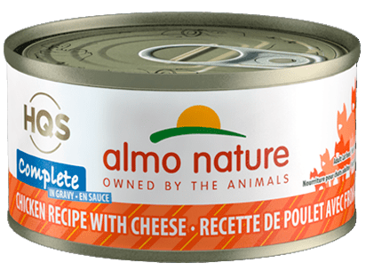 HQS Complete Chicken Recipe With Cheese In Gravy - Wet Cat Food - almo nature - PetToba-Almo Nature