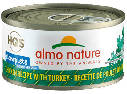 HQS Complete Chicken Recipe With Turkey In Gravy - Wet Cat Food - almo nature - PetToba-Almo Nature