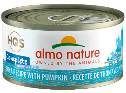 HQS Complete Tuna Recipe With Pumpkin In Gravy - Wet Cat Food - almo nature - PetToba-Almo Nature