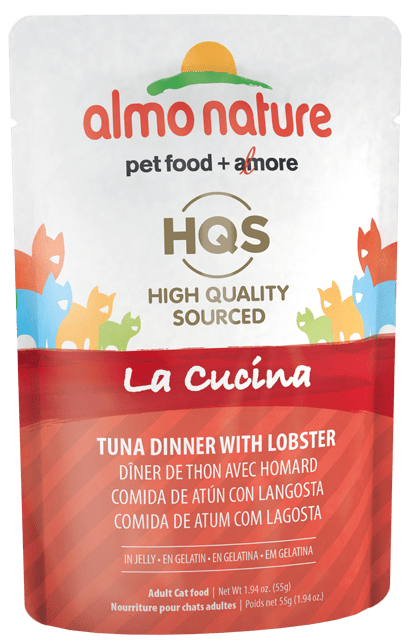 HQS La Cucina Tuna Dinner With Lobster In Jelly - Wet Cat Food - almo nature
