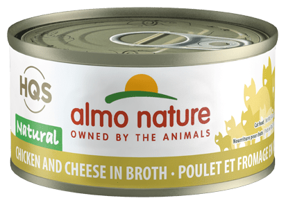 HQS Natural Chicken and Cheese In Broth - Wet Cat Food - almo nature - PetToba-Almo Nature