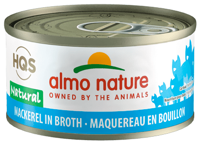 HQS Natural Mackerel In Broth - Wet Cat Food - almo nature - PetToba-Almo Nature