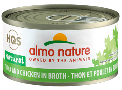 HQS Natural Tuna and Chicken In Broth - Wet Cat Food - almo nature - PetToba-Almo Nature