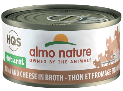 HQS Natural Tuna & Cheese In Broth - Wet Cat Food - almo nature - PetToba-Almo Nature