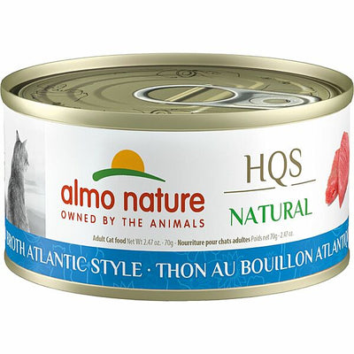 HQS Natural Tuna In Broth Atlantic Style - Wet Cat Food - almo nature - PetToba-Almo Nature