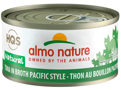 HQS Natural Tuna In Broth Pacific Style - Wet Cat Food - almo nature - PetToba-Almo Nature