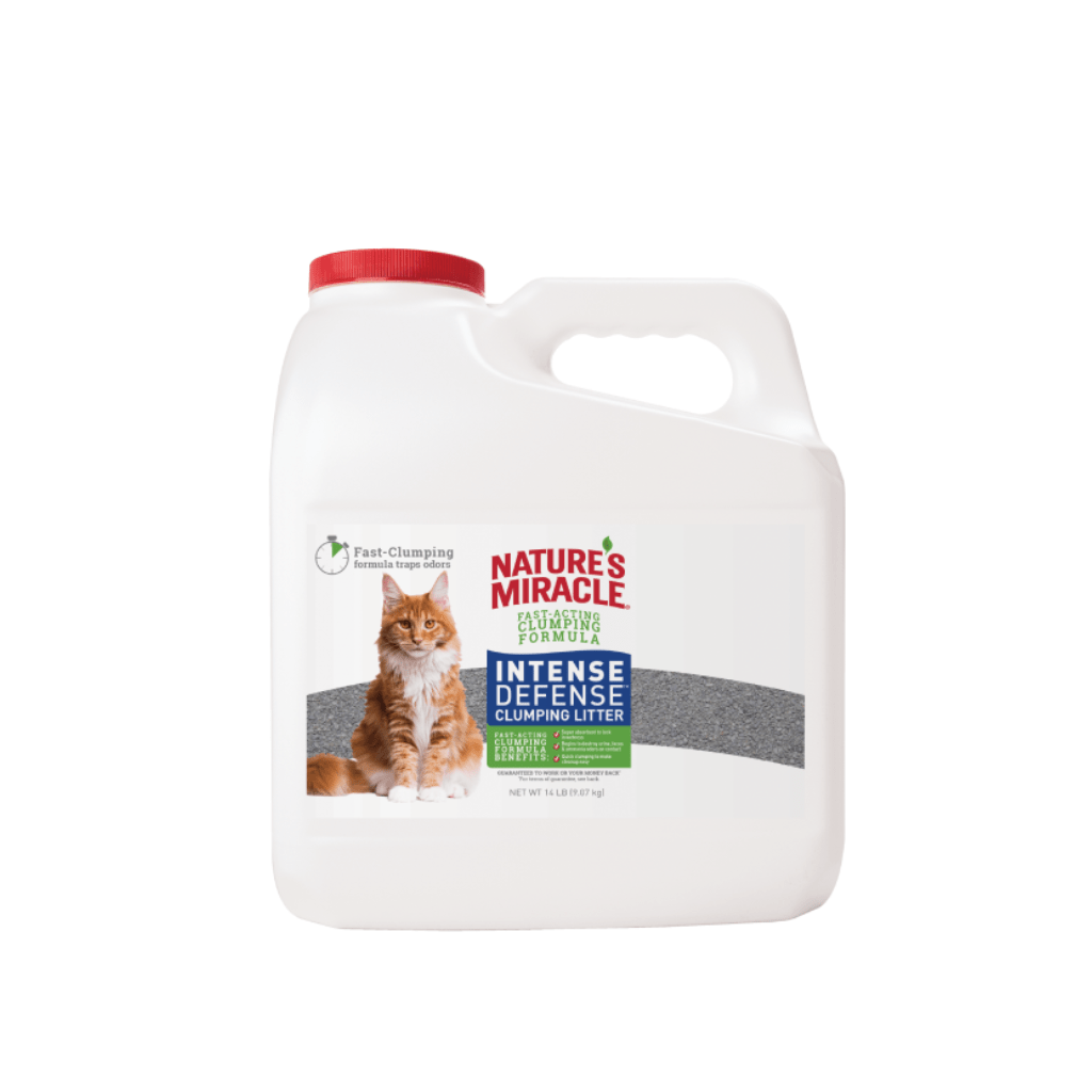 Intense Defense Clumping Litter Cat Litter - Nature's Miracle - PetToba-Nature's Miracle