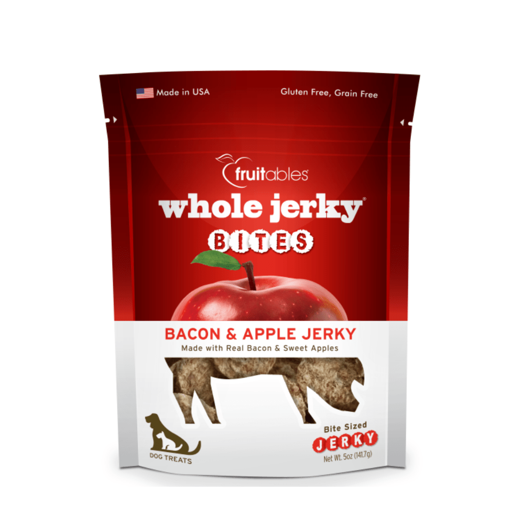 Jerky Bites Bacon & Apple Dog Treats 5 oz (141 g) - Fruitables