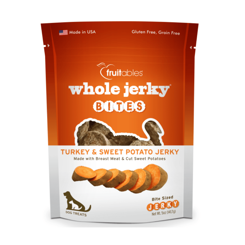Jerky Bites Turkey & Sweet Potato Dog Treats 5 oz (141 g) - Fruitables