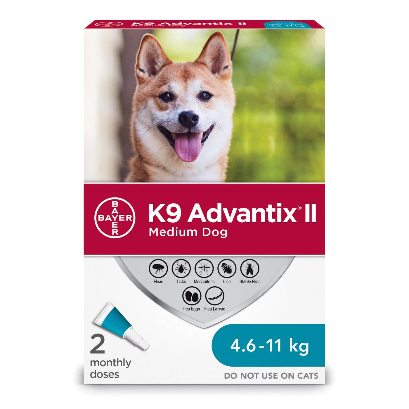 K9 Advantix II Flea Protection for Medium Dogs 4.6-11-kg - K9 Advantix II