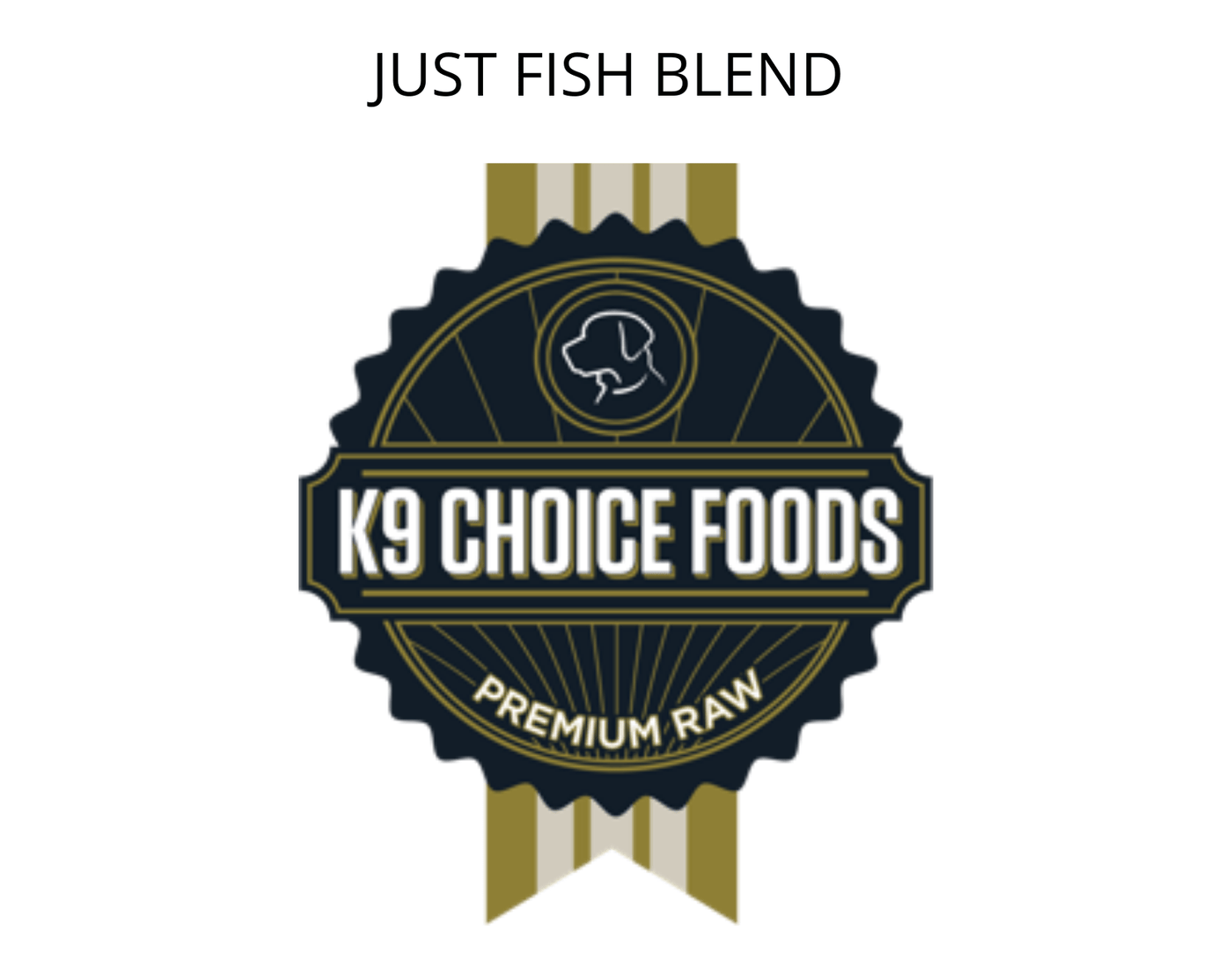 K9 Choice - Just Wild Fish Blend 9.1kg/20lb - Frozen Raw Dog Food - PetToba-K9 Choice Foods