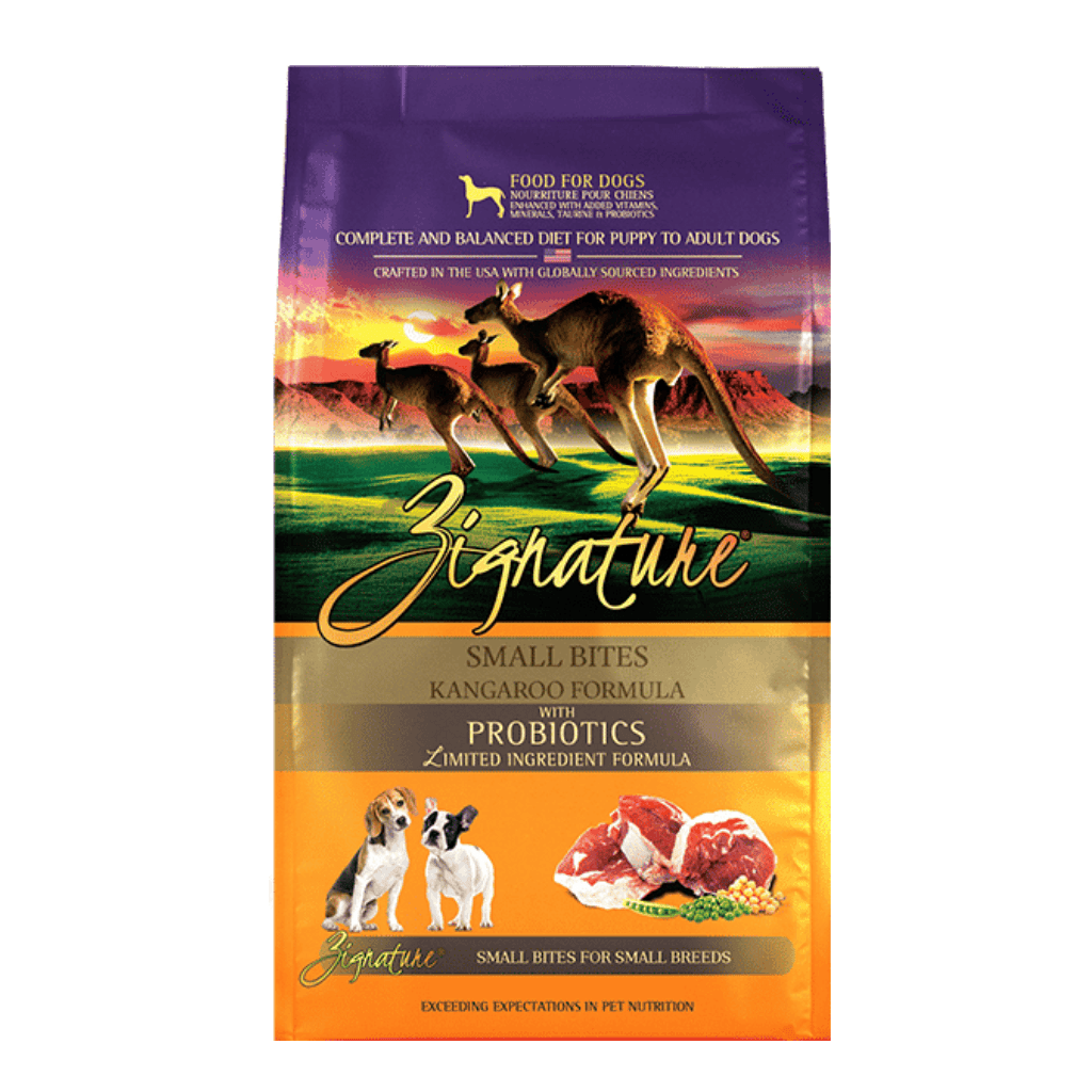 Kangaroo Small Bites Limited Ingredient Formula - Dry Dog Food - Zignature