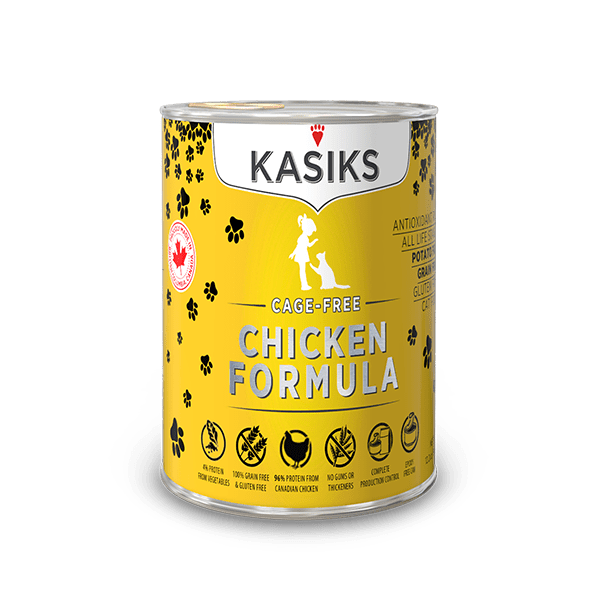 KASIKS Cage-Free Chicken Formula for Cats 12.2oz – 12 Cans- Firstmate - Wet Cat Food