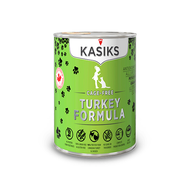 KASIKS Cage-Free Turkey Formula for Cats 12.2oz – 12 Cans- Firstmate - Wet Cat Food - PetToba-FirstMate