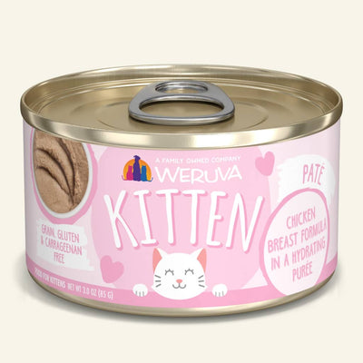 Kitten Chicken Breast in Hydrating Puree 3.0 oz can - Weruva - PetToba-Weruva