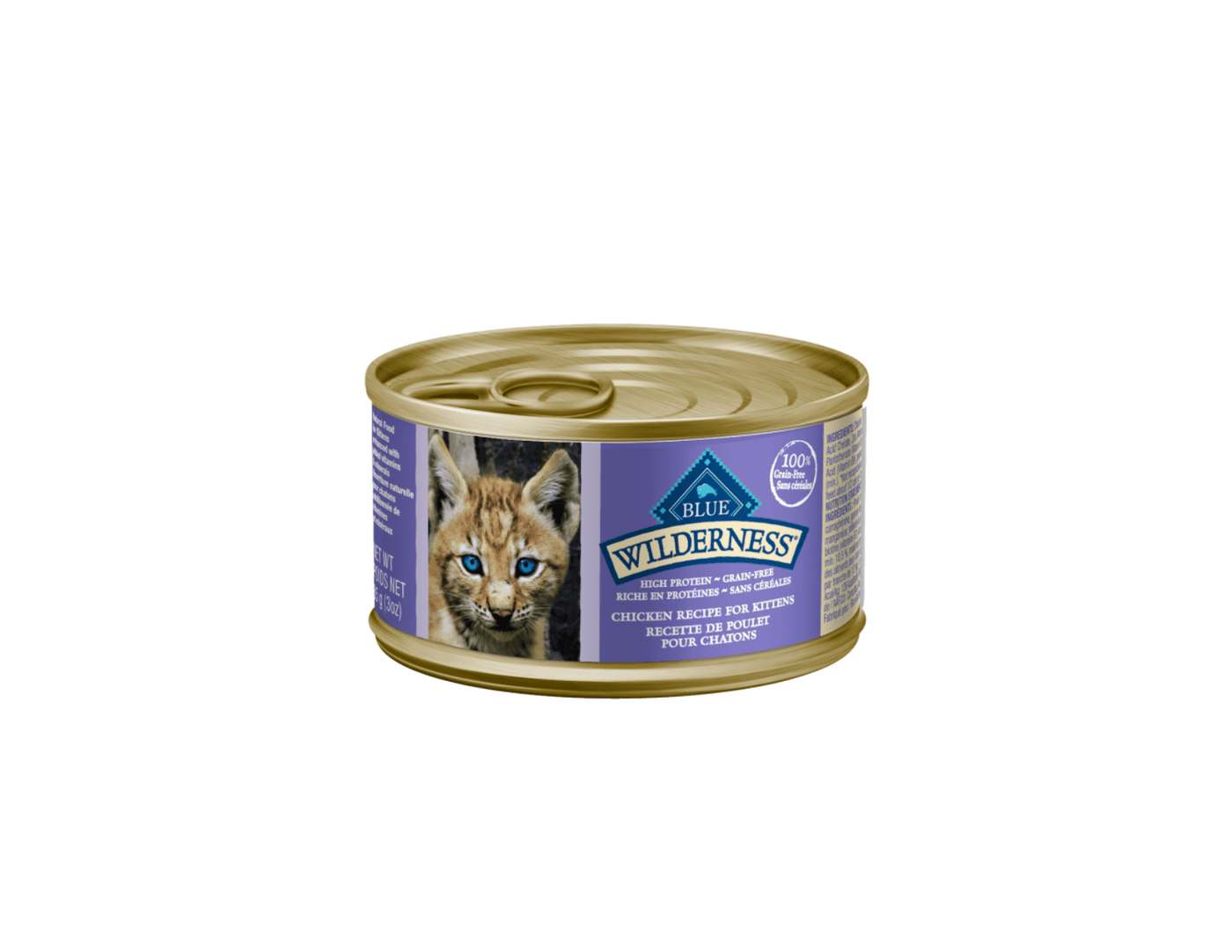Kitten Chicken Entrée Canned Food - Wet Cat Food - Blue Cat Wilderness - PetToba-Blue Buffalo