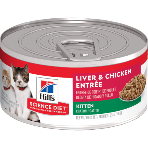 Kitten Liver & Chicken Entrée - Wet Cat Food - Hill's Science Diet - PetToba-Hill's Science