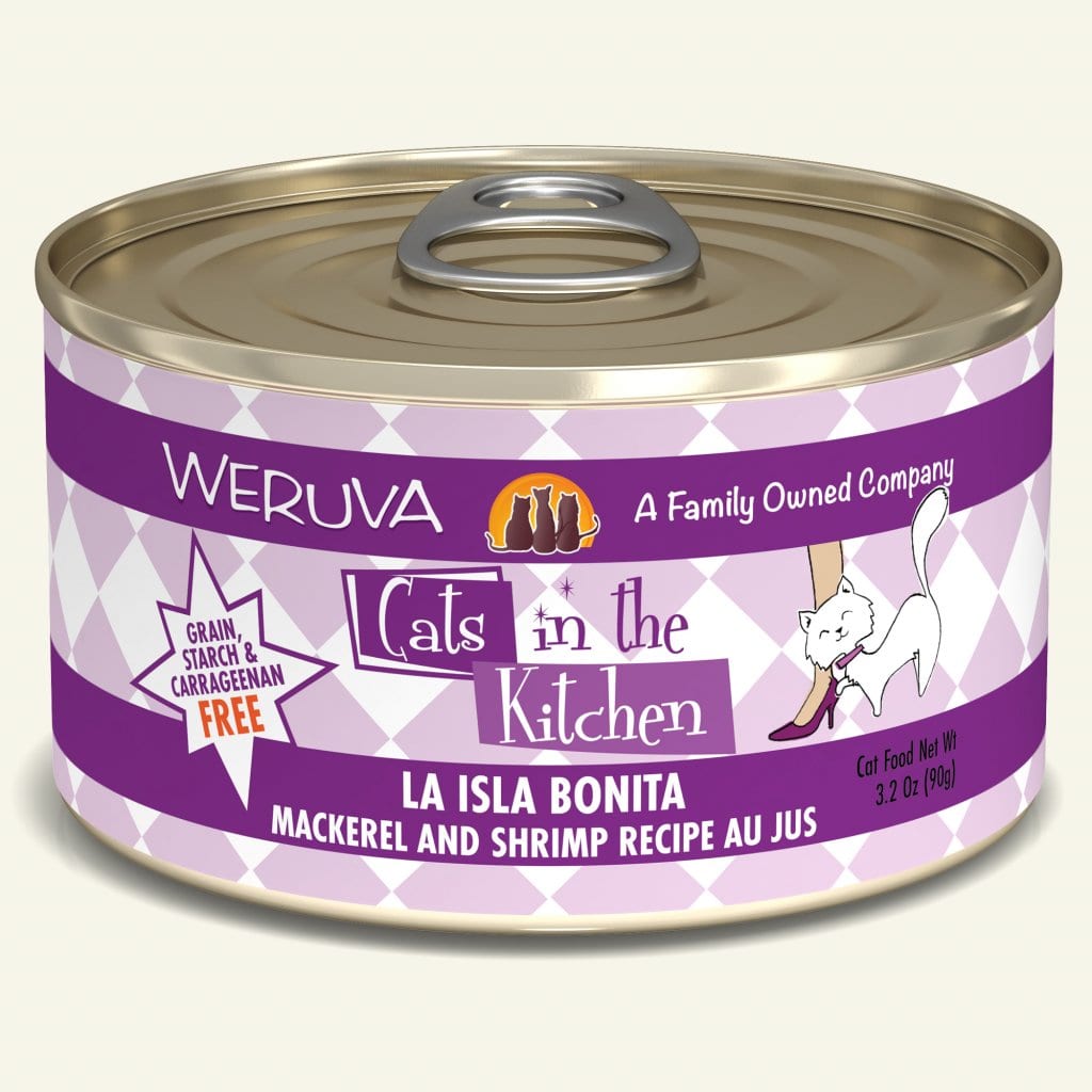 La Isla Bonita (Mackerel and Shrimp Recipe Au Jus) Canned Cat Food (3.2 oz Can/6 oz Can) - Cats in the Kitchen - PetToba-Cats in the Kitchen