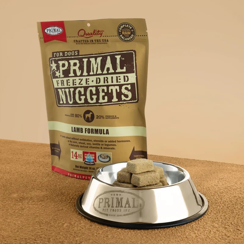 Lamb Canine Raw Nuggets - Freeze Dried Dog Food - Primal Pet Foods - PetToba-Primal Pet Foods