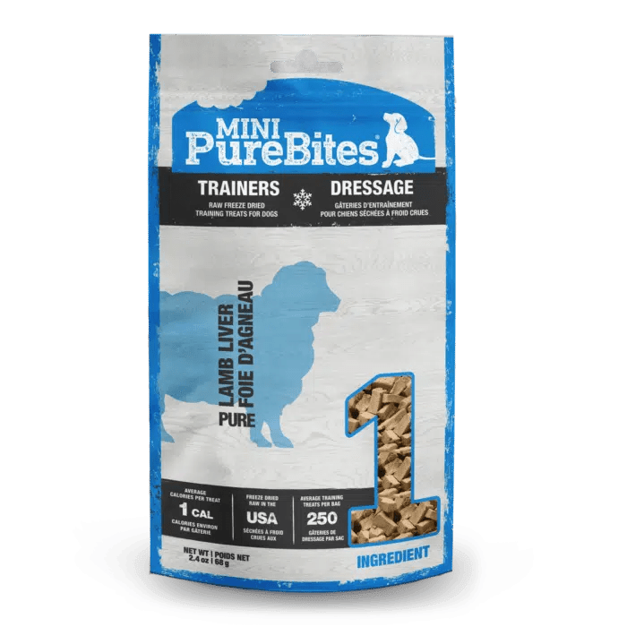 Lamb Liver Freeze Dried Mini Dog Treats - PureBites - PetToba-PureBites
