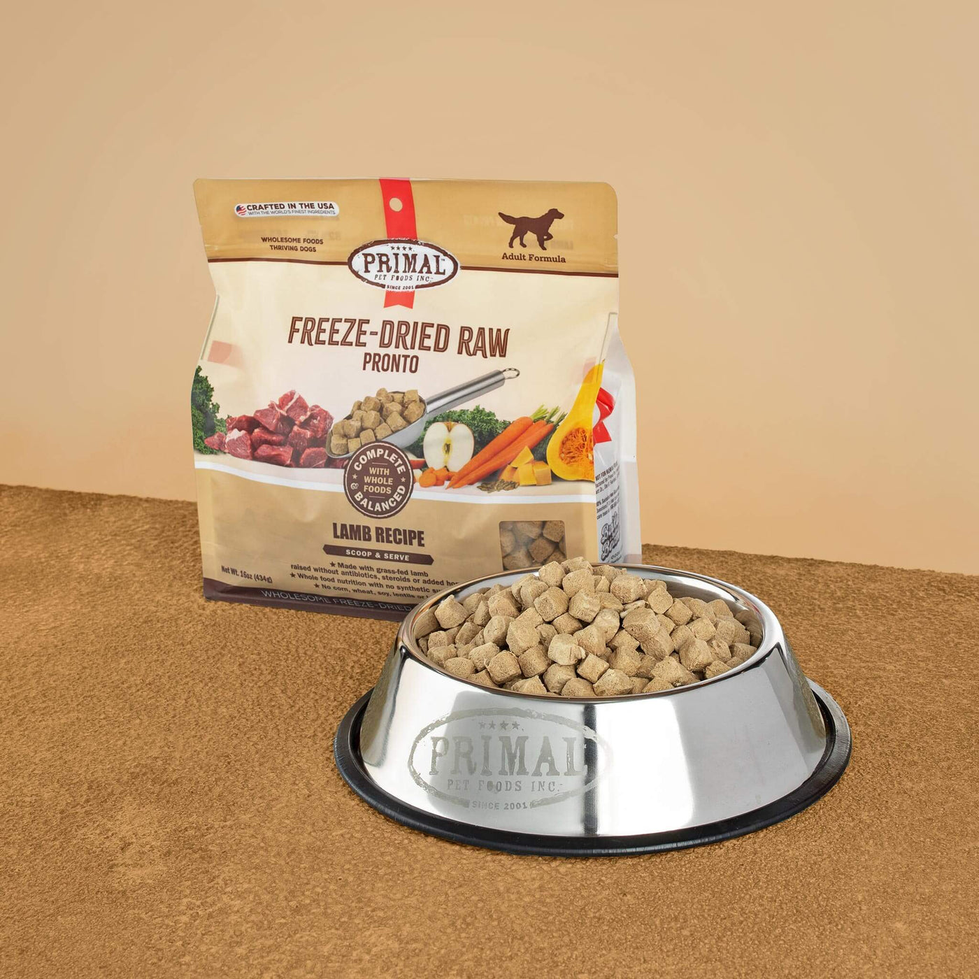 Lamb Recipe Pronto - Freeze Dried Dog Food - Primal Pet Foods