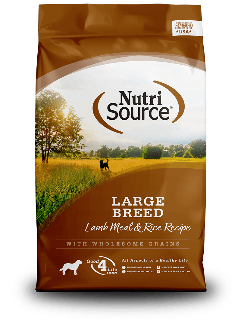 Large Breed Lamb Meal & Rice Recipe - NutriSource - Dry Dog Food