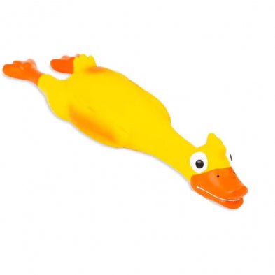 Latex Dog Toy Duck Squeaker 5.5" Yellow - Dog Toy - Bud'z - PetToba-Bud'z