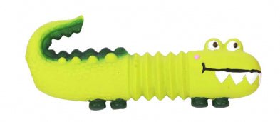 Latex Dog Toy with Squeaker Lizzard Green 5" - Dog Toy - Bud'z