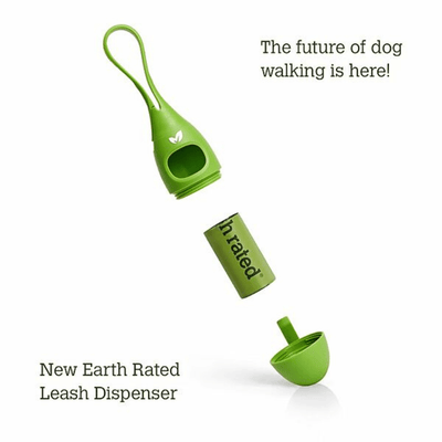 Leash Dispenser 2.0 with 15 Unscented Bags - Earth Rated - PetToba-Earth Rated