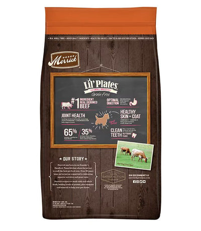 Lil' Plates Grain Free Real Texas Beef + Sweet Potato Recipe - Dry Dog Food - Merrick