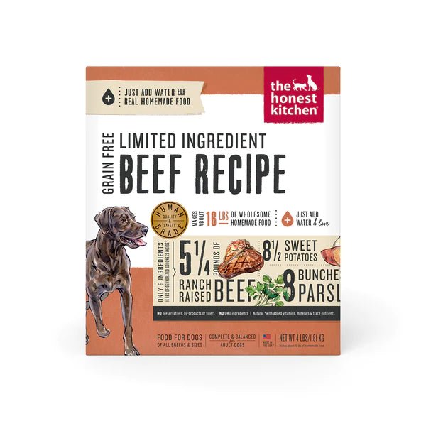 Limited Ingredient Beef & Chickpea - Dehydrated/Air-Dried Dog Food - The Honest Kitchen
