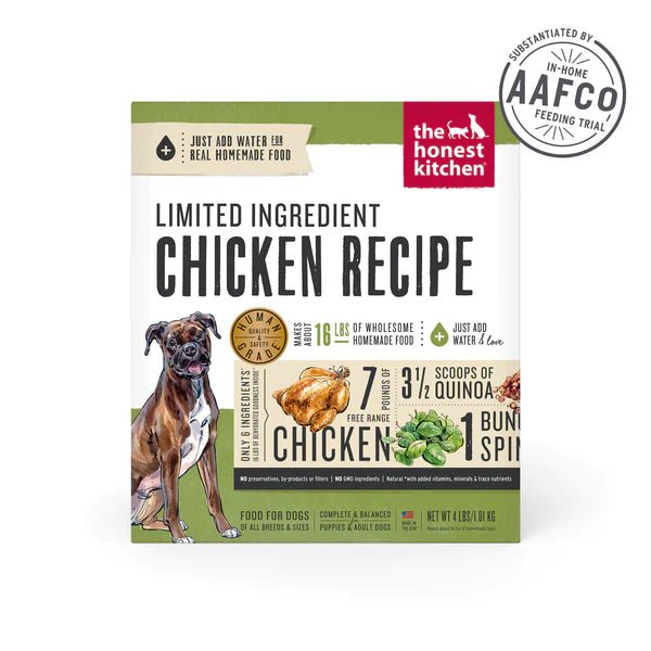 Limited Ingredient Chicken & Quinoa - Dehydrated/Air-Dried Dog Food - The Honest Kitchen