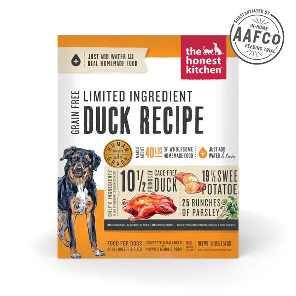 Limited Ingredient Duck & Sweet Potato - Dehydrated/Air-Dried Dog Food - The Honest Kitchen
