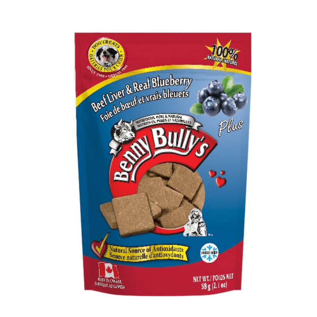 Liver Plus Blueberry Dog Treats 58 gm - Benny Bullys - PetToba-Benny Bullys