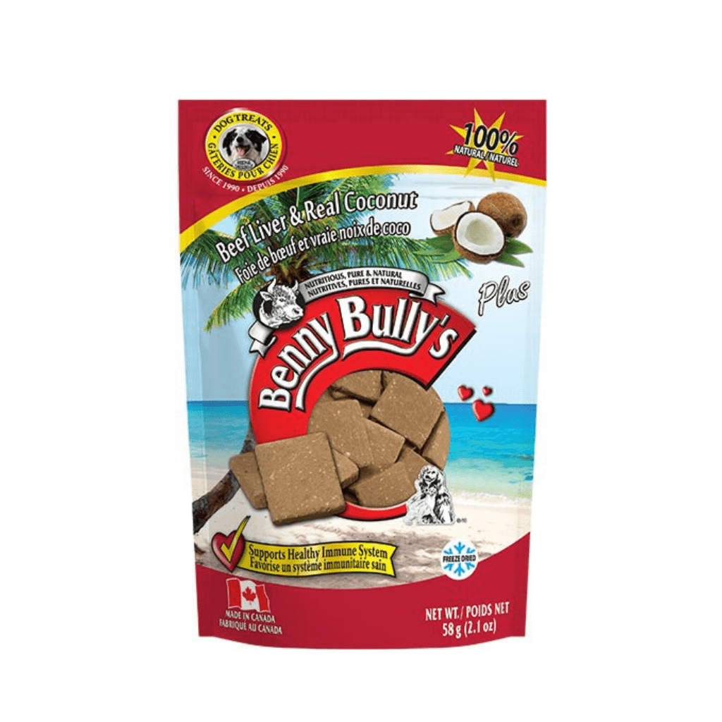 Liver Plus Coconut Dog Treats 58 gm - Benny Bullys - PetToba-Benny Bullys