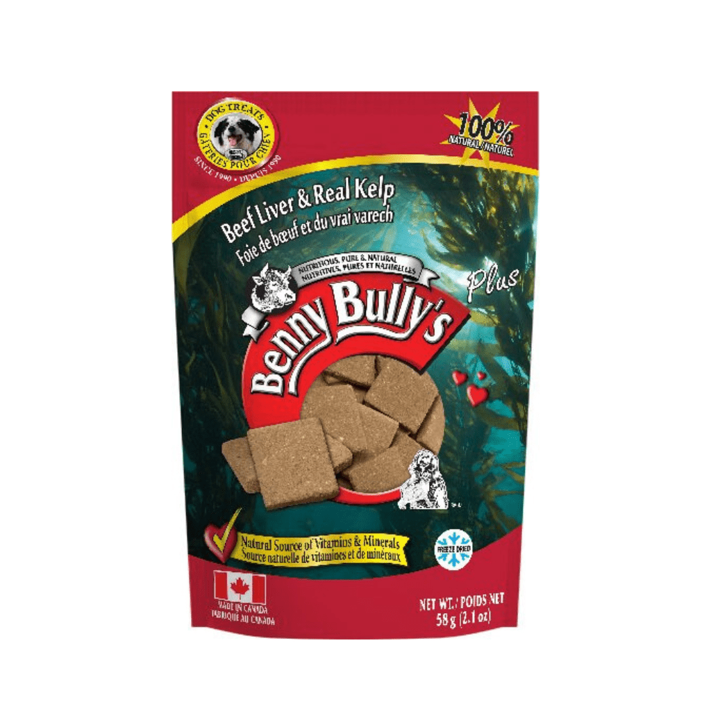 Liver Plus Kelp Dog Treats 58 gm - Benny Bullys