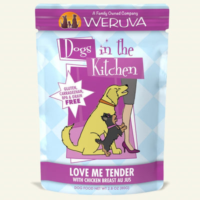 Love Me Tender (Chicken Breast Au Jus) Dog Food Pouch 2.8 oz - Dogs in the Kitchen - PetToba-Dogs in the Kitchen
