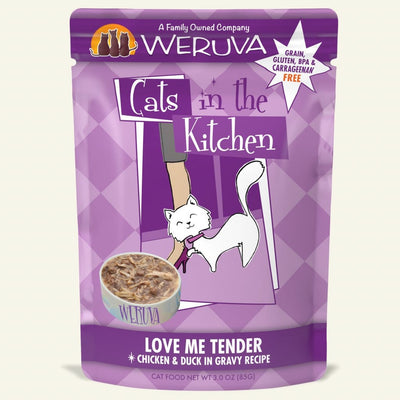 Love Me Tender (Chicken & Duck in Gravy) Cat Food Pouch 3.0 oz - Cats in the Kitchen - PetToba-Cats in the Kitchen