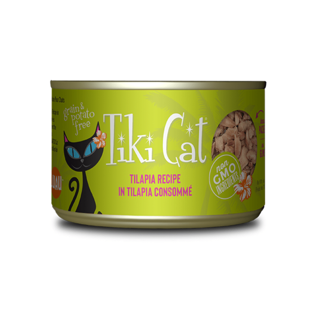 Luau GF Kapi'Olani Tilapia (2.8 | 6.0 oz) Wet Cat food - Tiki Cat - PetToba-Tiki Cat
