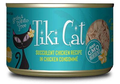 Luau GF Succulent Chicken (2.8 | 6.0 |10 oz ) Wet Cat food - Tiki Cat - PetToba-Tiki Cat