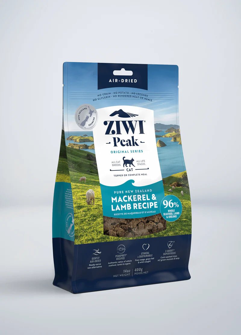 Mackerel & Lamb Recipe - Air Dried Cat Food - Ziwi - PetToba-Ziwi