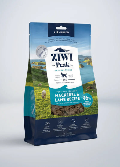 Mackerel & Lamb Recipe - Air Dried Dog Food - Ziwi