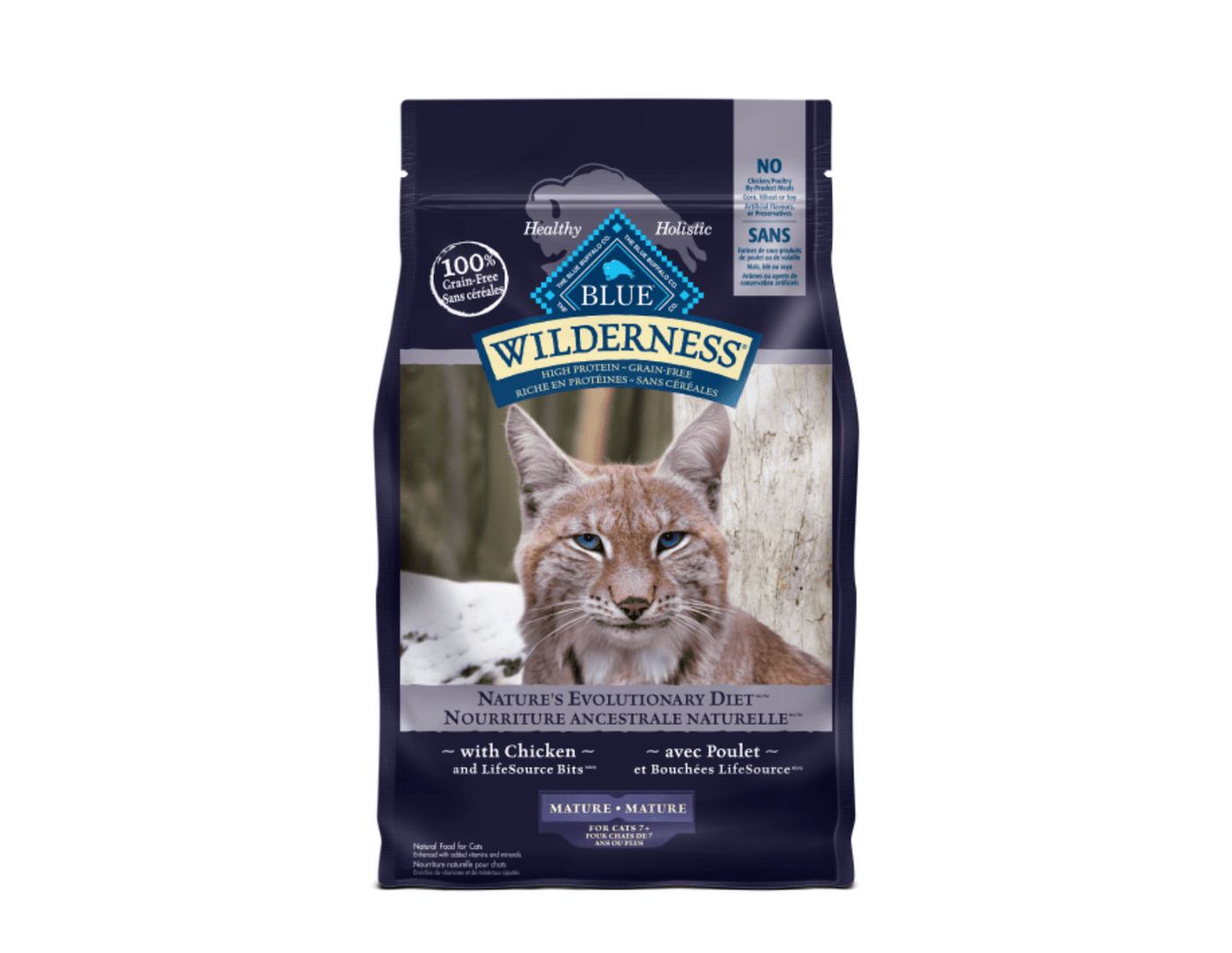 Mature Chicken Grain Free - Dry Cat Food - Blue Cat Wilderness