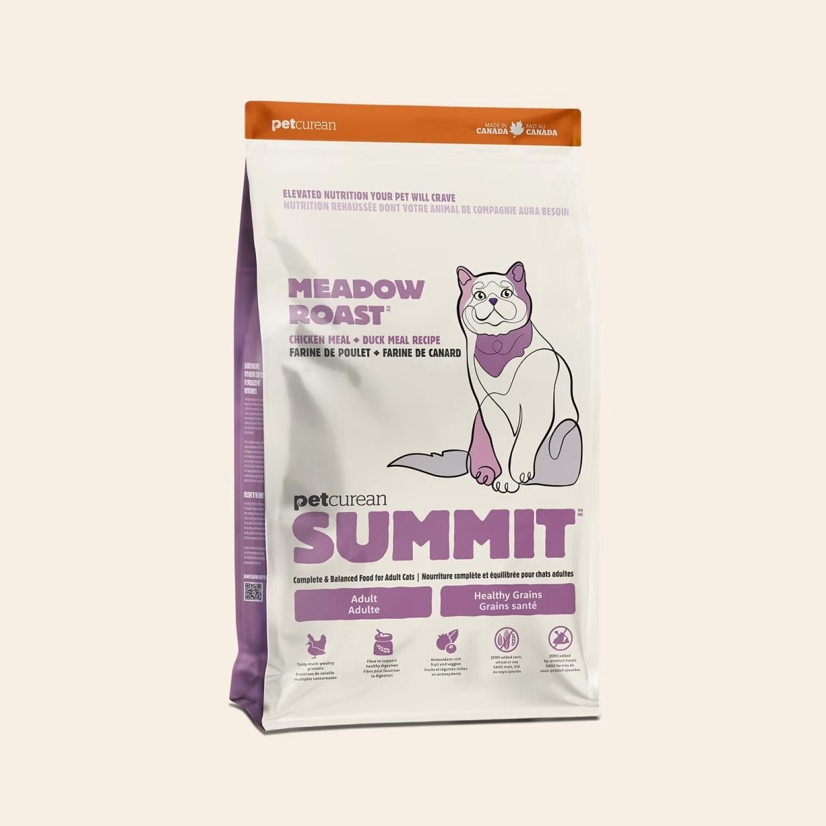 Meadow Roast Chicken Meal + Duck Meal Recipe - Dry Cat Food - Summit - PetToba-Summit