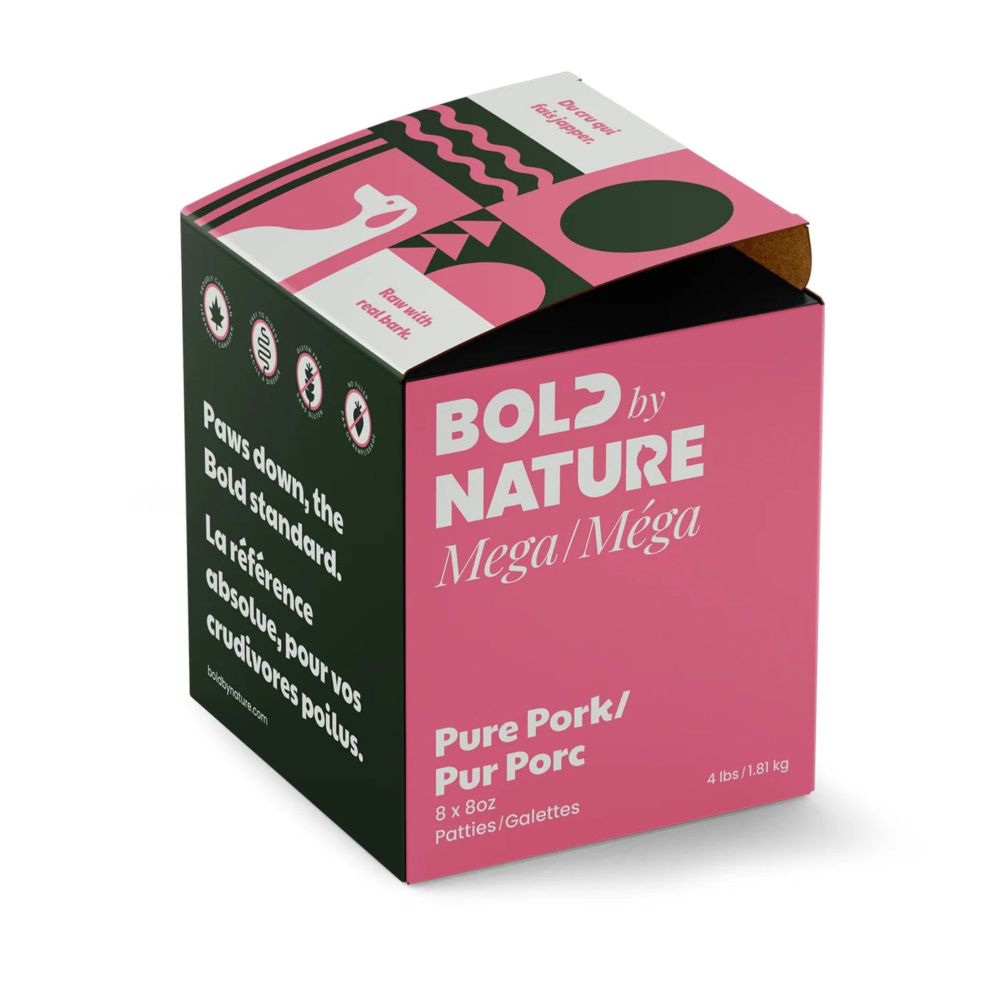 Mega Pure Pork for Dogs - Bold By Nature