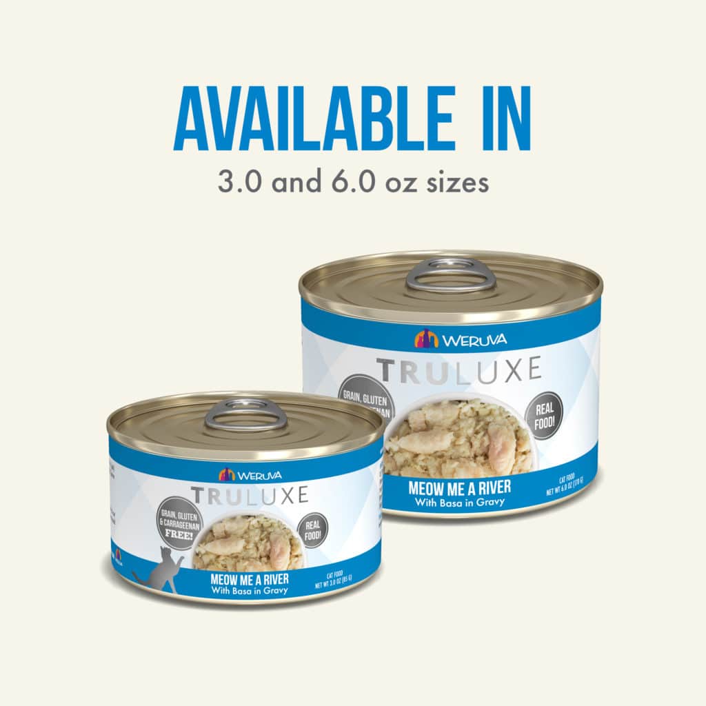 Meow Me a River (Basa in Gravy) Canned Cat Food (3.0 oz Can/6 oz Can) - TruLuxe - PetToba-Truluxe