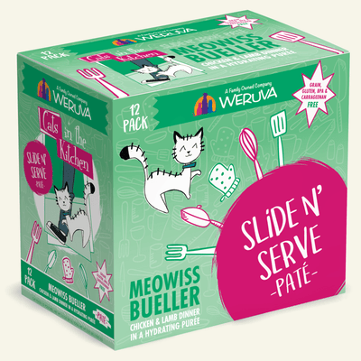 Meowiss Bueller Chicken & Lamb Dinner Paté Wet Cat Food (3.0 oz Pouch) - Cats in the Kitchen - PetToba-Cats in the Kitchen
