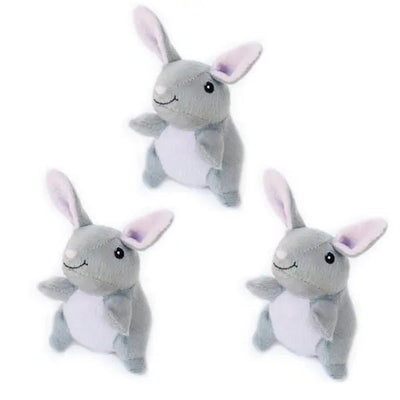 Miniz Bunnies 3 pc - ZippyPaws - PetToba-ZippyPaws
