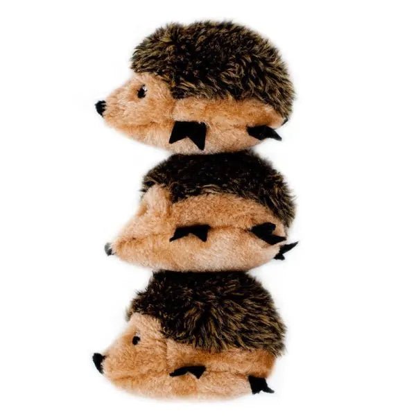 Miniz Hedgehogs 3 pc - ZippyPaws - PetToba-ZippyPaws