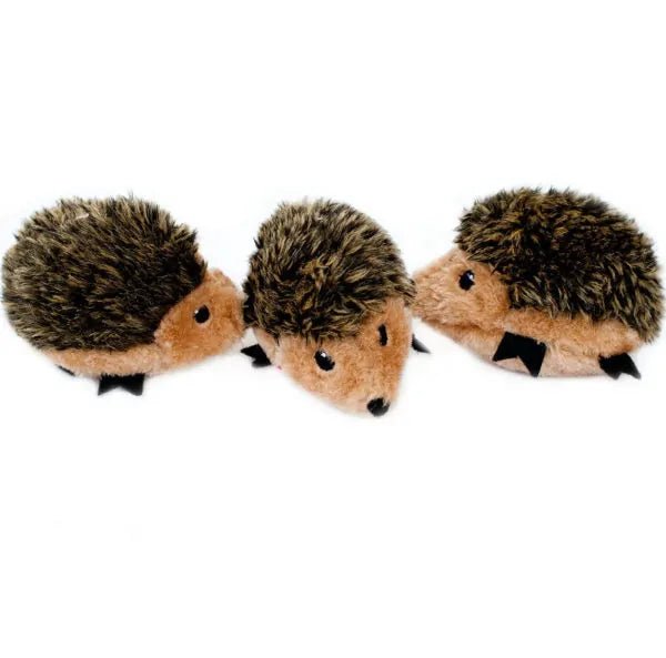 Miniz Hedgehogs 3 pc - ZippyPaws - PetToba-ZippyPaws